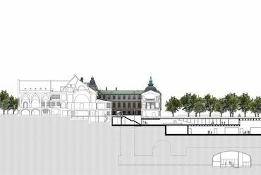 Finn Nemzeti Múzeum tervpályázat. Építészet: Robert Gutowski Architects