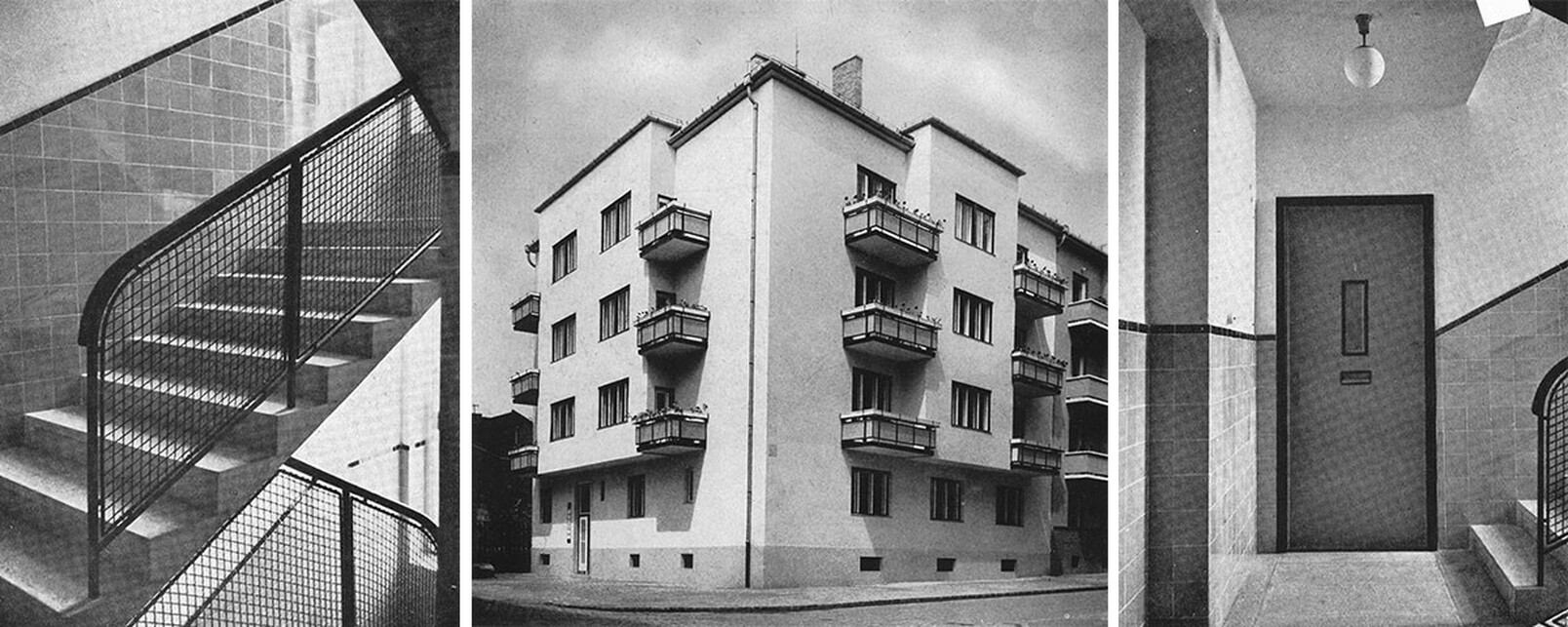 Bérház, Ganz u. Forrás: Dr. Kotsis Iván: Épületek és tervek, Pósa Károly Könyvkereskedő Kiadása, Budapest, 1945 – Lechner Tudásközpont szakkönyvtára