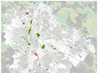Tervezett és meglévő zöldterületek