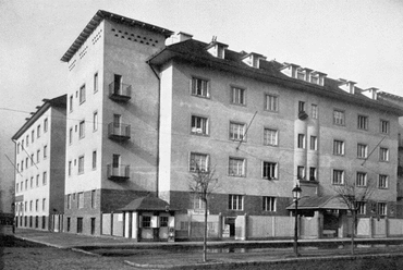 Budapest, Hungária krt. 32-34., 1913-ban, tervező: Málnai Béla és Haász Gyula, Erdélyi Mór felvétele (FSZEK, Budapest Gyűjtemény)