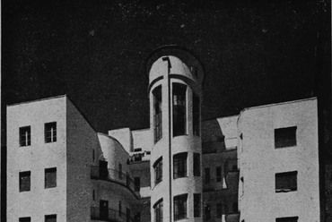 Budapest, Szemere utca 19., 1947-ben, tervező: Málnai Béla és László (újjáépítés) (Tér és Forma, 1947/7., 156. o.)