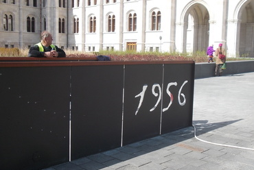 A Kossuth Lajos tér rekonstrukciója. A szerző felvétele.