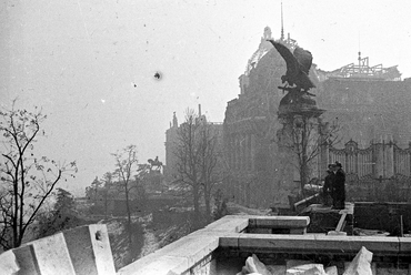A Budai Vár 1945-ben - forrás: Kurutz Márton, FORTEPAN