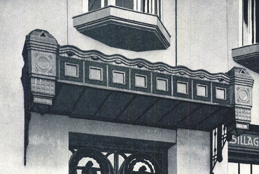 Budapest, Országház (Kossuth Lajos) tér 4., kapubejárat 1911-ben, tervező: Wellisch Alfréd (Magyar Építőművészet 1911/10-11., 28. o.)