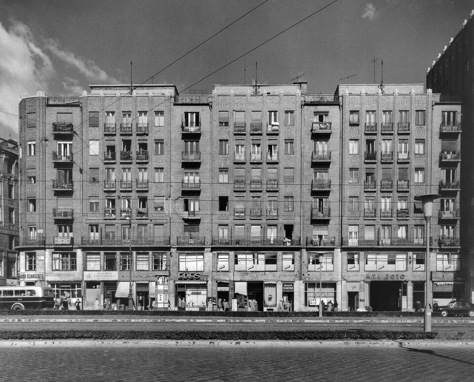 Budapest, Károly körút 25, 1959-ben, tervező: Wellisch Andor (Fortepan/Budapest Főváros Levéltára)