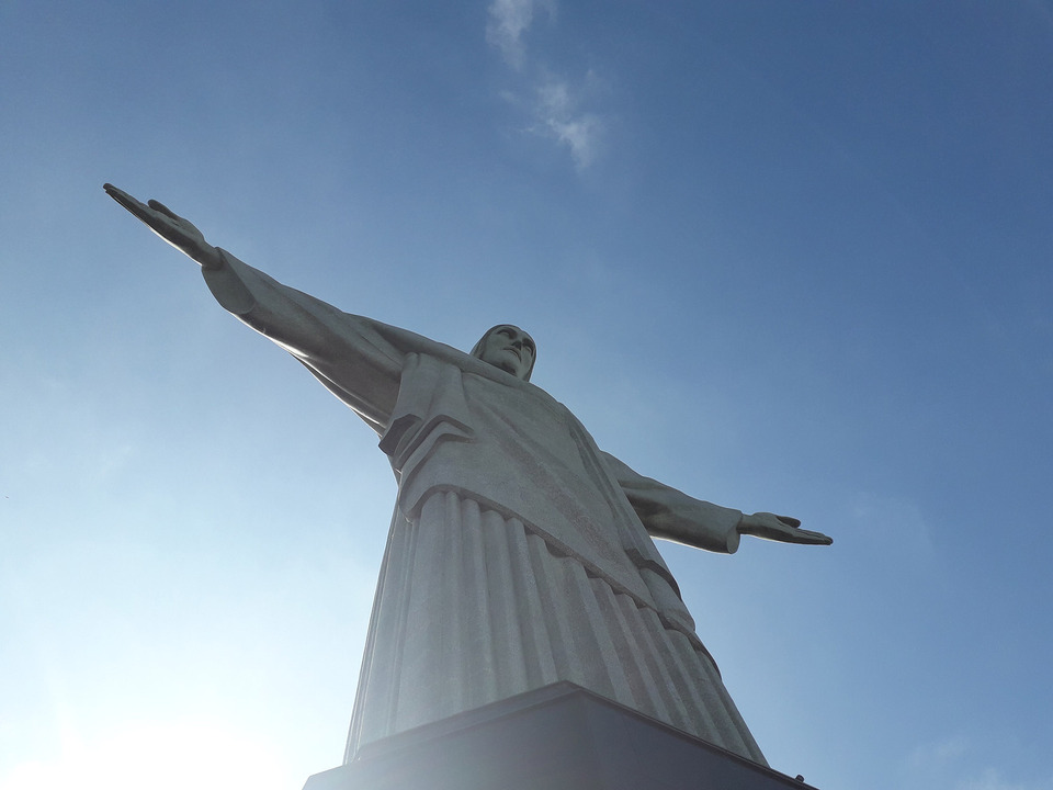 Corcovado-hegy, Cristo Redentor. Paár Eszter Szilvia felvétele, 2019.