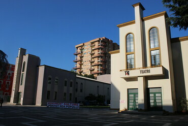 A tiranai Nemzeti Színház épületegyüttese. Fotó: Europa Nostra