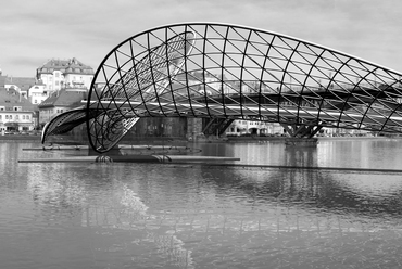 Maribor EKF 2012 - Gyalogos híd a Dráván, építészek: Horváth Dénes, Klobusovszki Péter, Bartha András Márk