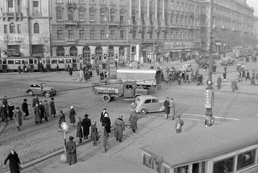 1950 - Magyarország,Budapest V.,Budapest VI. Nyugati (Marx) tér. Forrás: Fortepan, adományozó: Magyar Rendőr