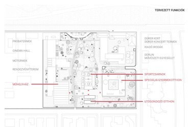  „Speci” speciális gyermekotthon és utógondozó a Dürer Kertben  -  Kéri Juli diplomamunkája - MOME Építészeti Intézet, 2020