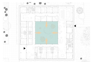  „Speci” speciális gyermekotthon és utógondozó a Dürer Kertben  -  Kéri Juli diplomamunkája - MOME Építészeti Intézet, 2020