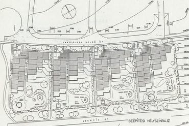 SZILVÁS teraszházak, Dunaújváros, 1986 – terv: Ungár Péter