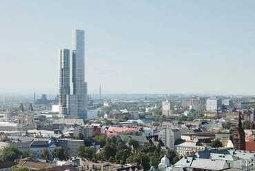 Az Ostrava Tower látványterve. Forrás: RT Torax, Chybik + Kristof
