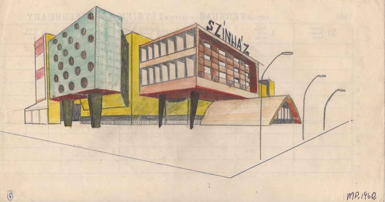 Színház, 1962. Tobzódó tömegek, formák, színek.