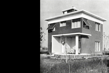 Rathing Ferenc építész saját, állandó lakhelye a Lidón –  forrás: Tér és Forma 35. évfolyam
