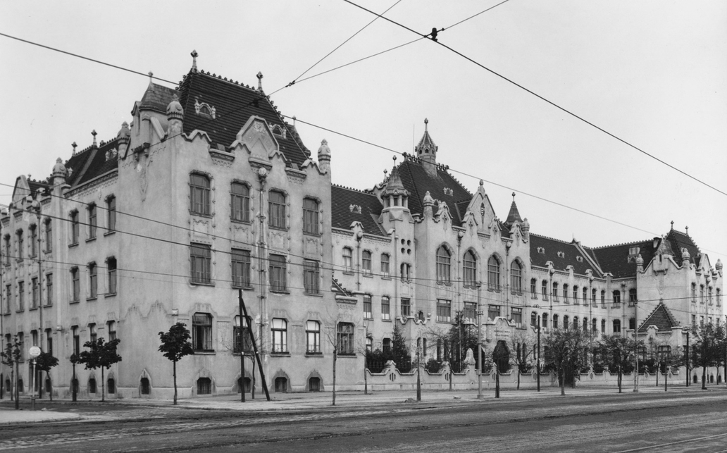 Budapest, Könyves Kálmán krt. 40., 1940-ben, tervező: Kőrössy Albert, kivitelező: Biró Károly és Gyula (Fortepan/Somlai Tbor)
