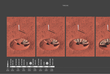 Idővonal - Lakóhelyek a Marson - építész: Adham Shakaki