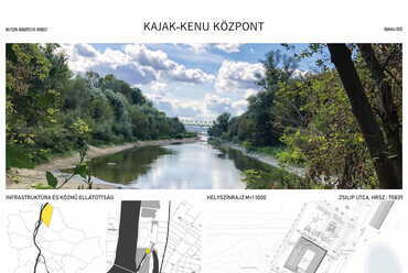 Tabló - PontOn Kajak-Kenu Központ - építész: Bodó Katalin Zsanett 