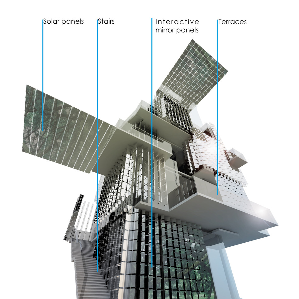 Lauder Javne Közösségi Iskola Robotikai és Informatikai Kreatív Tanulmányi Központ. Vezető tervezők: Z. Halmágyi Judit; Kőszeghy Flóra. Kép: ZHJ Architects