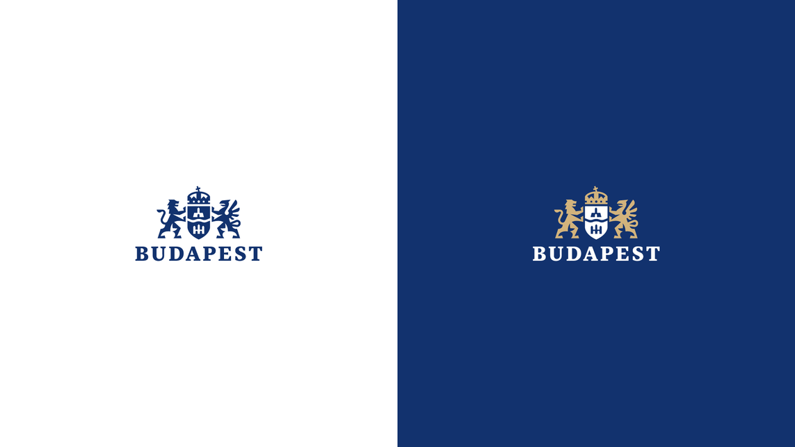 Budapest új, részleteiben egyszerűsített emblémája - Tervező: Elevate Strategy & Design