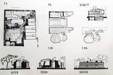 A BDA központ terve, Köln, Németország, 1970, SWP 