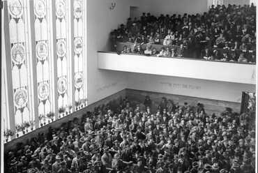A zsinagóga avatási ünnepsége 1936. szeptember 13-án. Fotó: archív sajtófelvétel