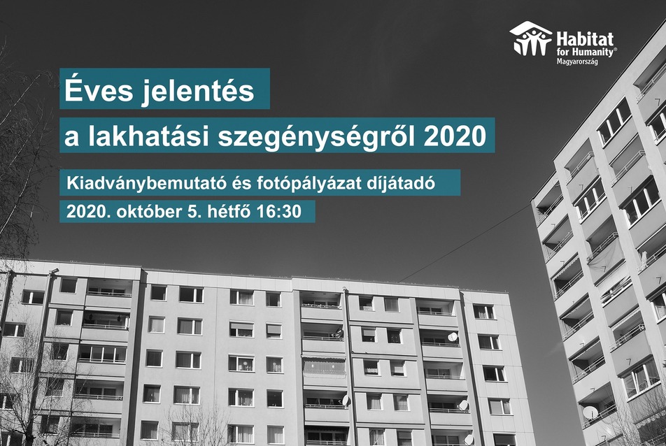 Habitat for Humanity - Lakhatási jelentés 2020 kiadványbemutató