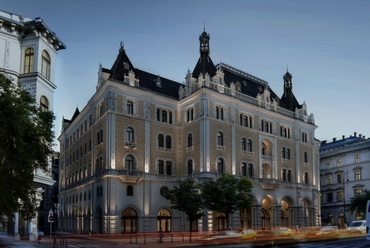 A Drechsler-palota felújítása, azaz a W Budapest szálloda tervezése, Építészek: Bánáti + Hartvig Építész Iroda, Tervezés: 2017-2019.