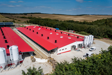 Sertéstelep-sertéshizlalda, Kapoly, 2 x 3200 m2, Forrás: Swedsteel  