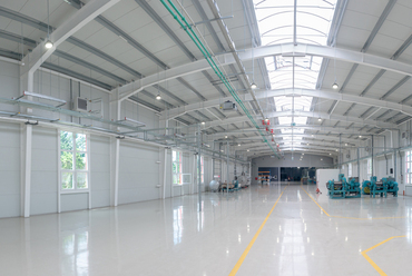 Tauril gyártócsarnok és raktár, Budapest, 4000 m2, Forrás: Swedsteel  
