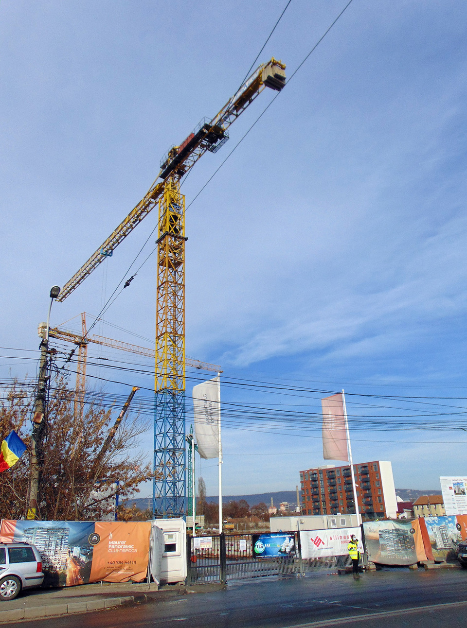 A húszemeletes Maurer Panoramic építkezése. Fotó: Székely Örs