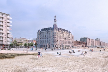 A David Chipperfield Architects tervei alapján újítják fel és bővítik a belgiumi Niewpoort egykori Grand Hotel épületét, Fotó: ©David Chipperfield Architects, a stúdió jóváhagyásával