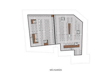 Mélygarázs – Függőkert: Bogyó utcai társasház – építész: Soltész Noémi, Pajer Nóra / Nanavízió