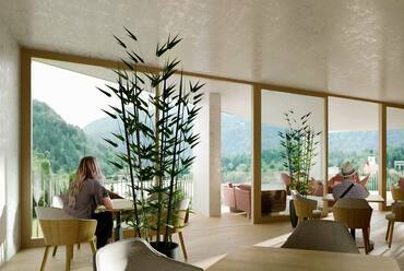Hotel Europa 2020. – Bled tervpályázat III. hely – Forrás: Építész Stúdió