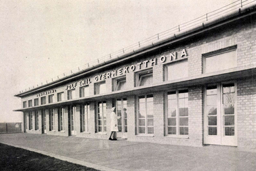 Budapest (Újpest), Chinoin – Wolf Emil Gyermekotthona 1948-ban, tervező: Preisich Gábor és Vadász Mihály (Új Építészet, 1948/2., 56. o.)