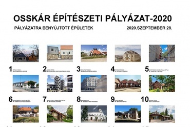 Osskár Építészeti Pályázat 2020 – Pályázatra benyújtott épületek