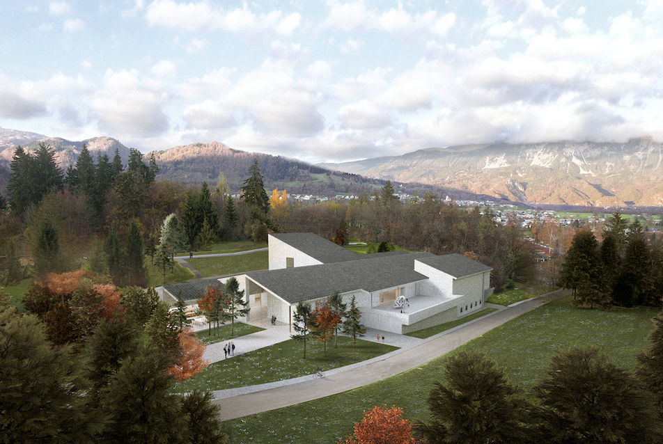 Már tavasszal elkezdhetik építeni a David Chipperfield Architects által tervezett múzeumot a Bledi-tónál
