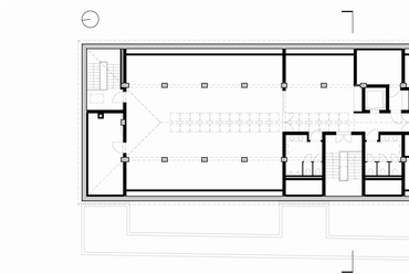 hotel Fidelitas Sepsiszentgyörgyön – Alaprajz, tetőtér – építészet: Török Áron-Lóránt, Wegroszta László-Mihály