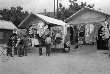 Balatonfüred, Huray utcai piac 1981 (Fortepan/Bauer Sándor)