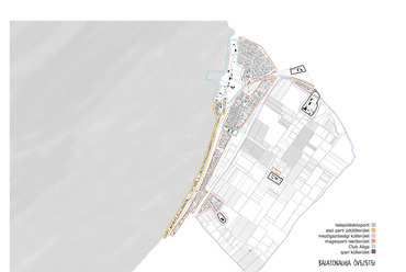 Agora, Balatonaliga településközpont fejlesztése – Építész: Kolossváry Detti – BME Középülettervezési Tanszék