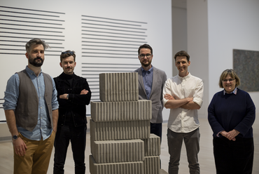 Othernity team: Fabényi Julia,  Kovács Dániel, Csóka Attila Róbert, Molnár Szabolcs, Smiló Dávid – fotó: Szabó Zsófia / Ludwig Múzeum – Kortárs Művészeti Múzeum 