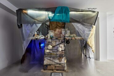 Hódi Csilla: Matango bár, multimediális installáció, 2021 | fotó: Biró Dávid