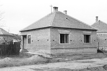 Épülő kockaház, 1960 – forrás: Fortepan / Lipovits Károly