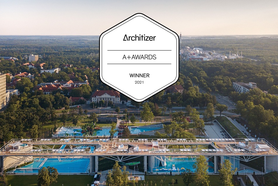 Architizer szakmai zsűri díjat nyert a BORD Építész Stúdió a debreceni Aquaticum terveivel