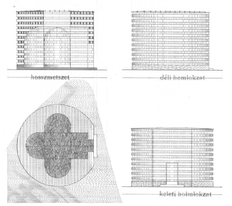 Cella Trichora romemlék pályázat, 1998 – építész: Péterffy Miklós