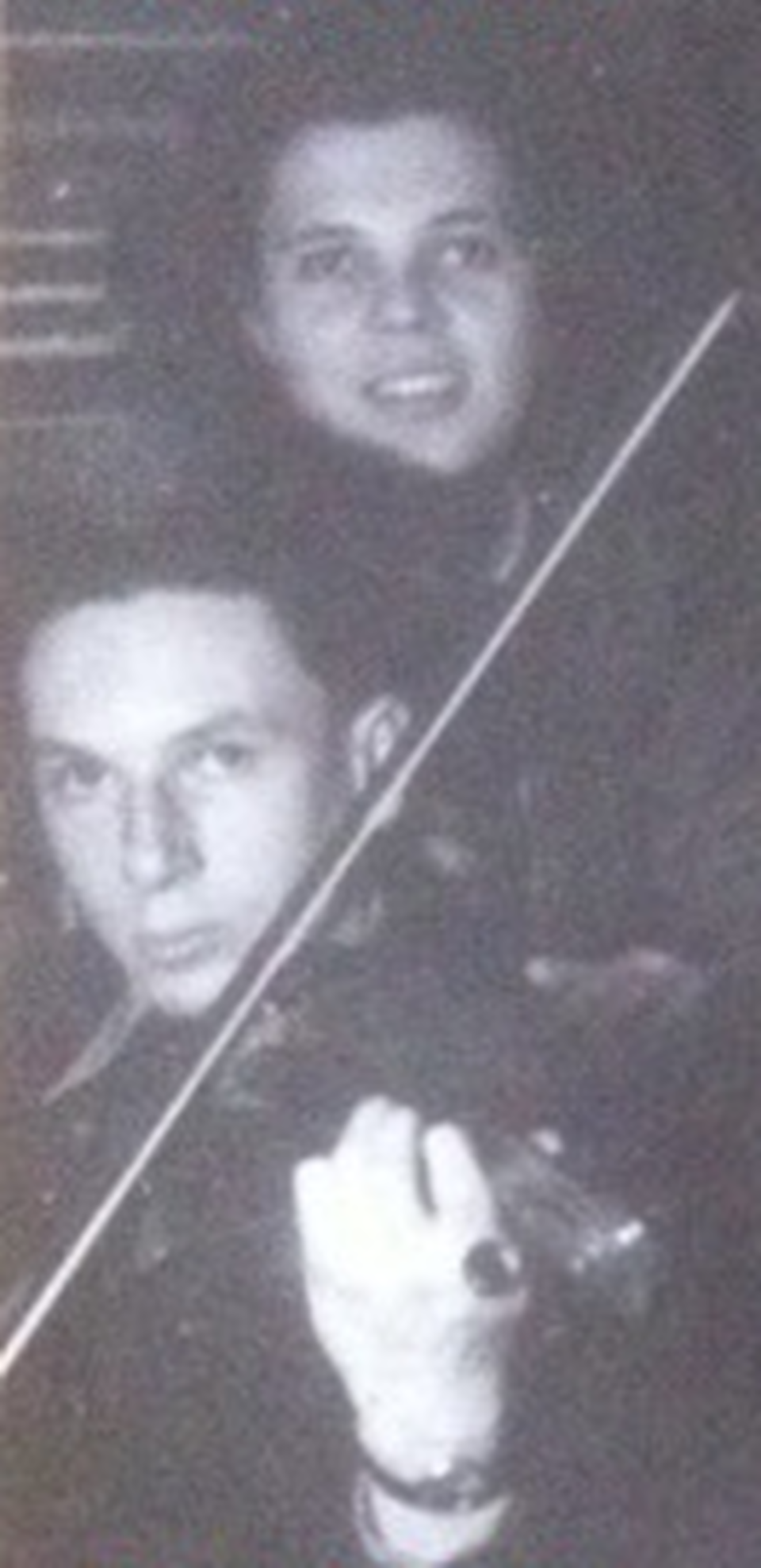 Preiser Károly hegedűvel a kezében és felesége, Zádor (Klein) Erzsébet Párizsban, 1938 körül (Forrás: Perczel István)