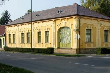 Szecessziós stílusú földszintes lakóház Gyulán. Fotó: Banyinszki Zoltán