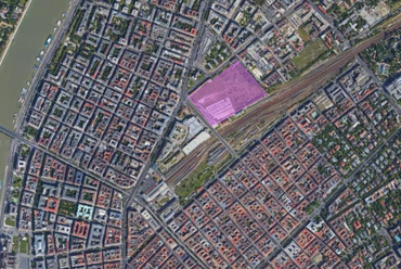 A Westend 2 / Centrál Park területe