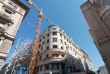 A hajdani MAHART-ház a Hotel Dorothea együttesének tagja lesz, Fotó: Építészfórum