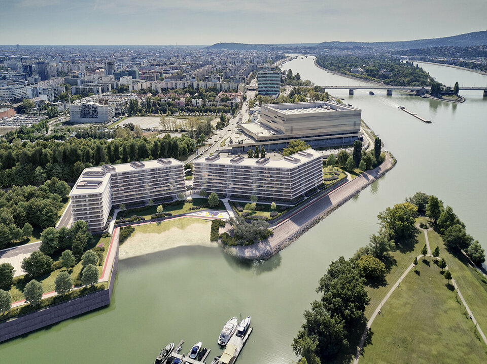 Danubio lakóépület – építész: T2.a Építésziroda – látvány: T2.a Építésziroda